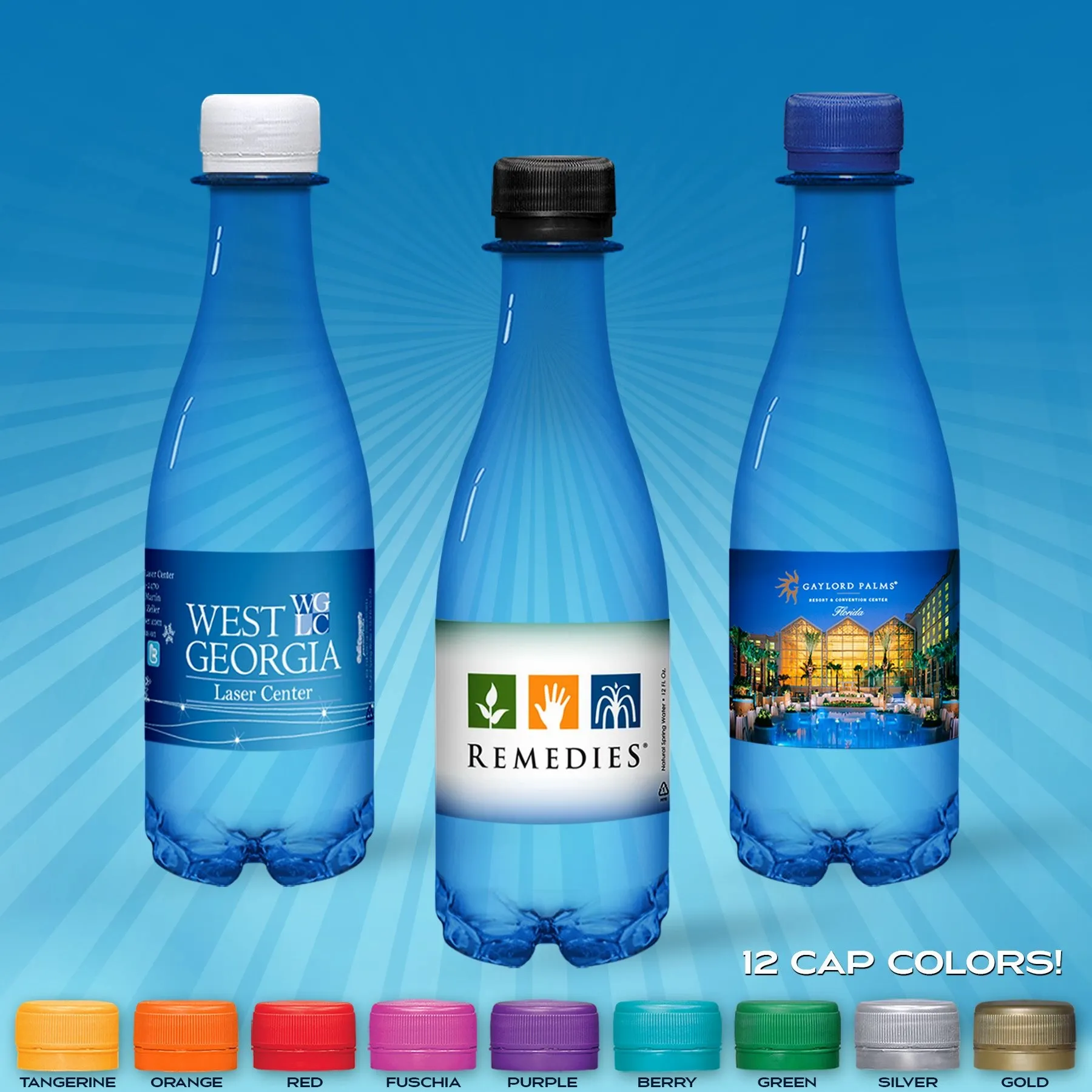 Custom Bottled Water - Custom Cups Now