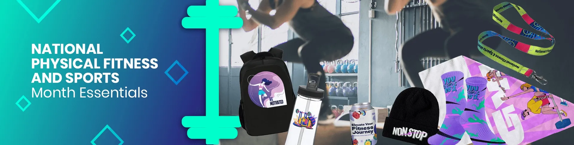 CustomCupsNow.Com National Physical Fitness and Sports Month