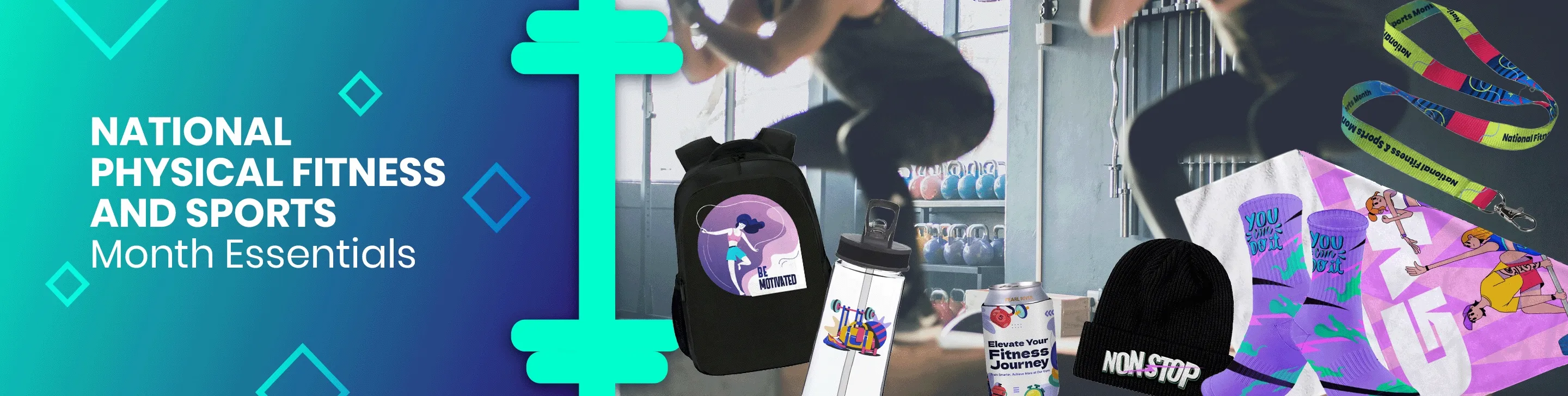 CustomCupsNow.Com National Physical Fitness and Sports Month