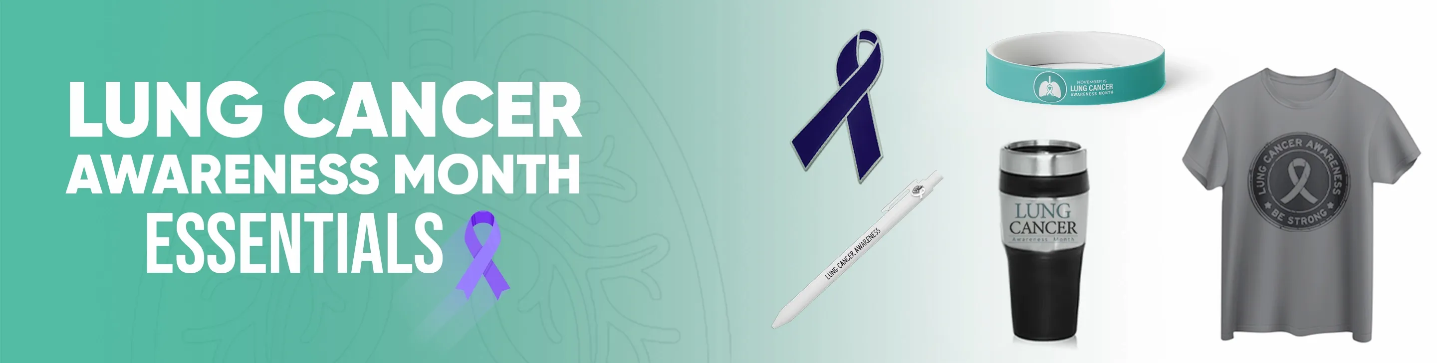 CustomCupsNow.Com Customize Your Lung Cancer Awareness Month