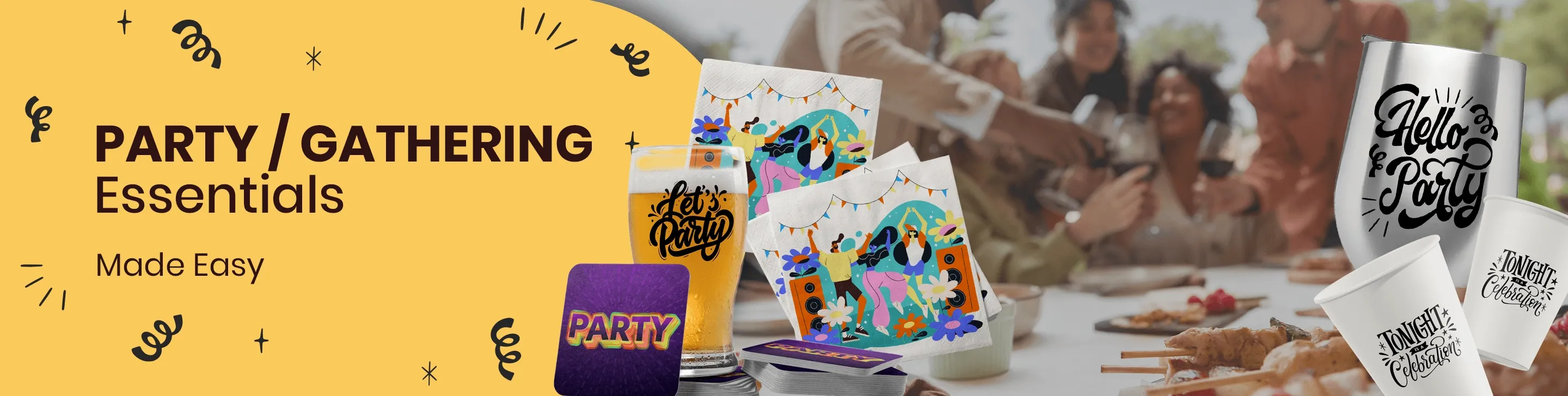 CustomCupsNow.Com Party/Gathering Essentials