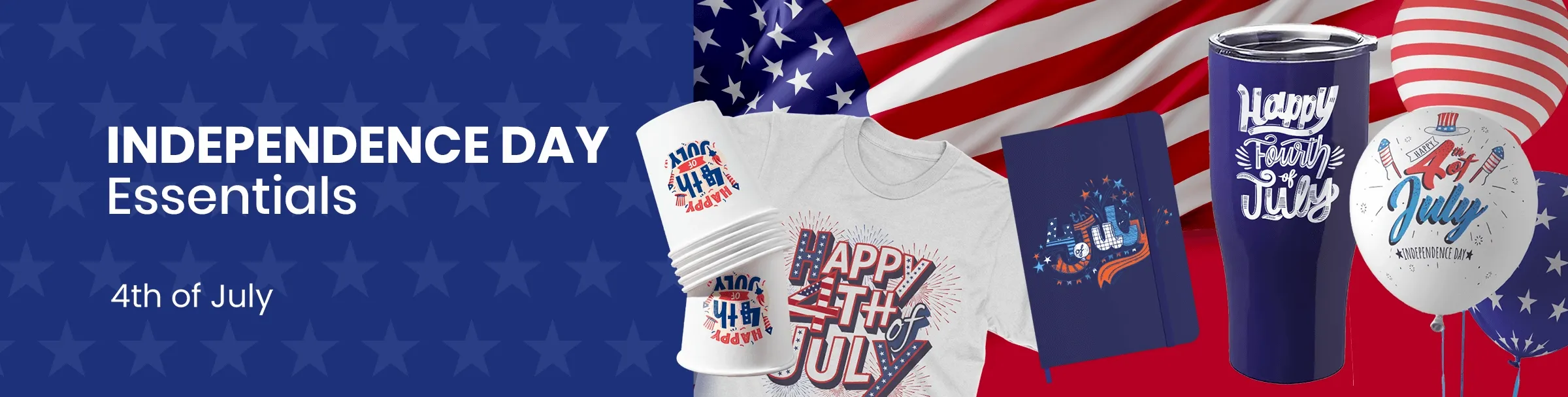 CustomCupsNow.Com Independence Day