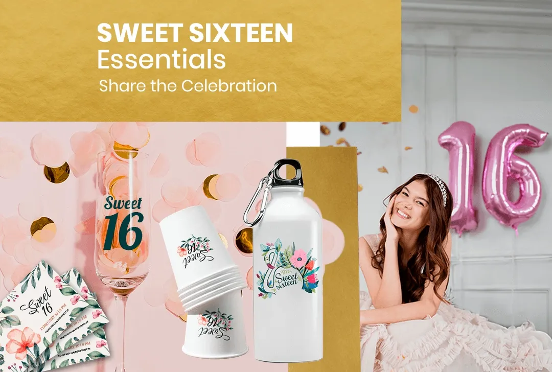 CustomCupsNow.Com Sweet Sixteen