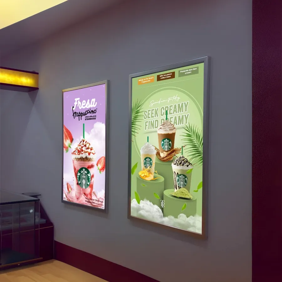 Aluminium Photo Frame Slim light Box - Custom Cups Now