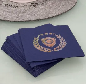 CustomCupsNow.Com - Custom Foil Stamped Beverage Napkin