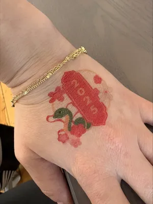 Chinese New Year those tatoos are perfect Thank you so much for everything