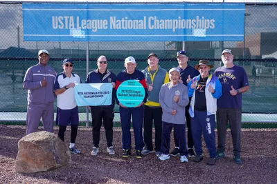 Custom Gym & Fitness Towels - USTA National tournament for Mens Doubles 65