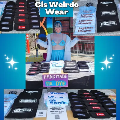 Cis weirdo getting weird at Disco Donutz in Oakland California I have a second pic I can upload