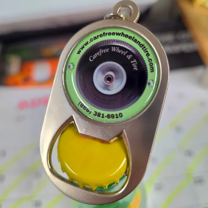 CustomCupsNow.Com - Multi-use Alloy Bottle Opener Keychain