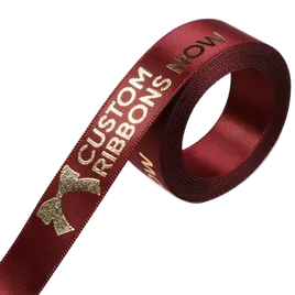 Double Face Satin Ribbon - Custom Cups Now