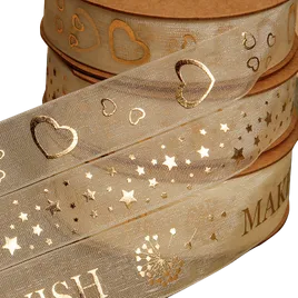 Pre-Designed Hot Stamping Ribbon - Custom Cups Now