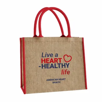 Jute Tote Bags - Custom Cups Now