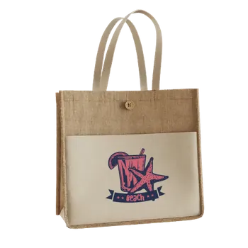 Jute Tote Bags - Custom Cups Now
