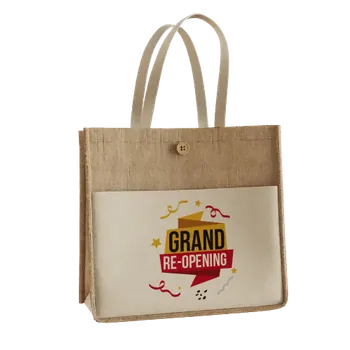 Jute Tote Bags - Custom Cups Now