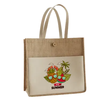 Jute Tote Bags - Custom Cups Now
