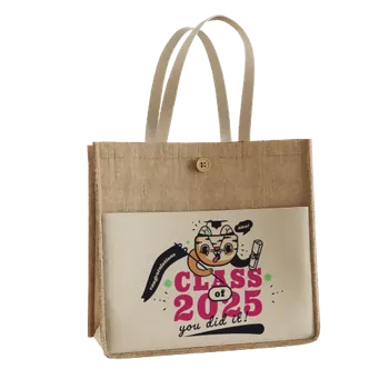 Jute Tote Bags - Custom Cups Now