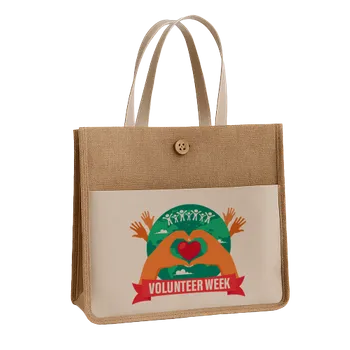 Jute Tote Bags - Custom Cups Now