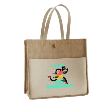 Jute Tote Bags - Custom Cups Now