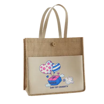Jute Tote Bags - Custom Cups Now