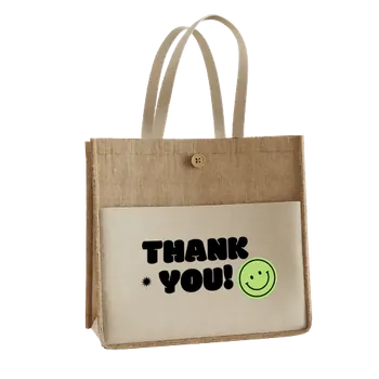 Jute Tote Bags - Custom Cups Now