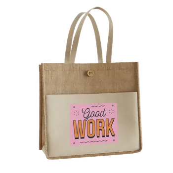Jute Tote Bags - Custom Cups Now
