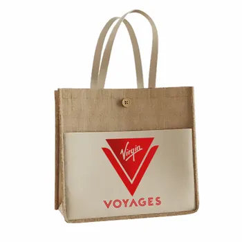 Jute Tote Bags - Custom Cups Now