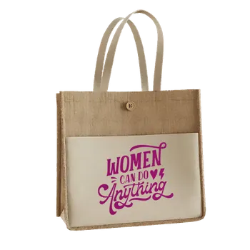 Jute Tote Bags - Custom Cups Now