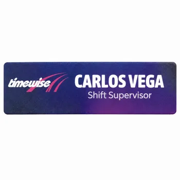 UV Printed Name Badges - Custom Cups Now