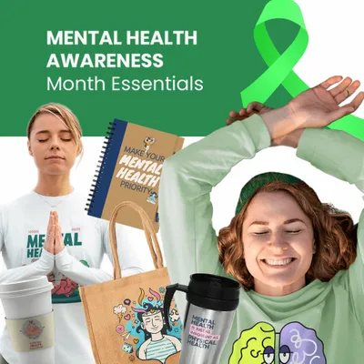 Mental Health Awareness Month Essentials - Custom Cups Now
