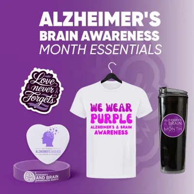 Alzheimer's Brain Awareness Month Essentials - Custom Cups Now