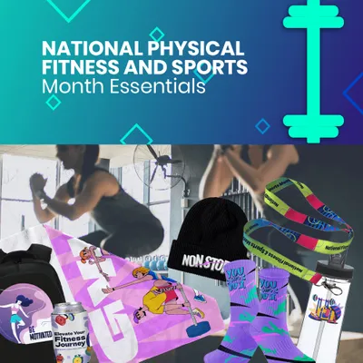 National Physical Fitness and Sports Month Essentials - Custom Cups Now