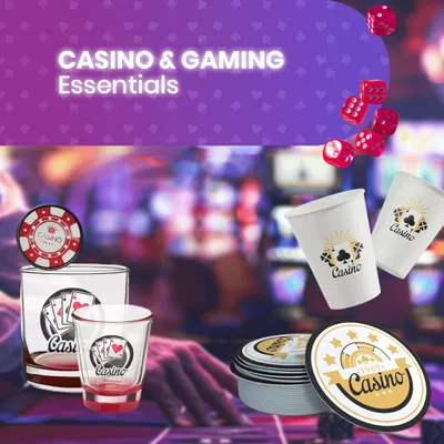 Casino and Gaming Essentials - Custom Cups Now