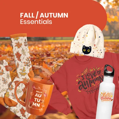 Fall / Autumn Essentials - Custom Cups Now
