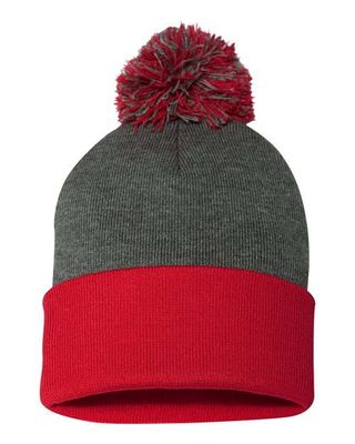 Dark Heather Grey/ Red Dark Heather Grey/ Red - Custom Cups Now