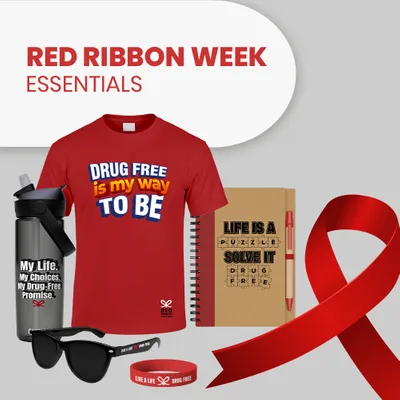Red Ribbon Week Essentials - Custom Cups Now
