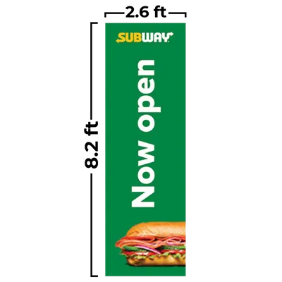 2.6 ft x 8.2 ft - Custom Cups Now