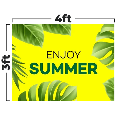 4 x 3 ft - Custom Cups Now