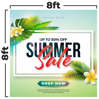 8 x 8 ft - Custom Cups Now