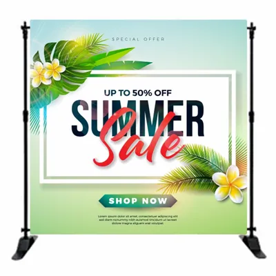 Top & Bottom Pole Pocket - Custom Cups Now