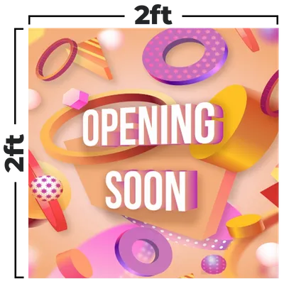 2 x 2 ft 2 x 2 ft - Custom Cups Now