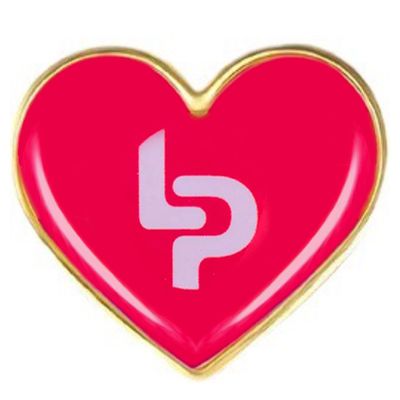 Heart Lapel Pin Heart Lapel Pin - Custom Cups Now