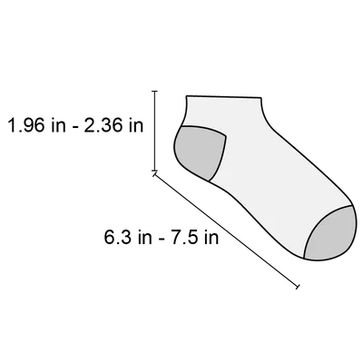 Youth (8-12 Years Old)_Embroidery + Pure Cotton Ankle Youth (8-12 Years Old)_Embroidery + Pure Cotton Ankle - Custom Cups Now