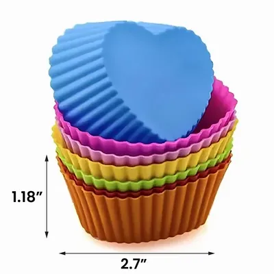 Heart(2.7x1.18inch) Heart(2.7x1.18inch) - Custom Cups Now