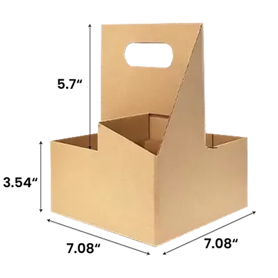 4 Cup Carrier 4 Cup Carrier - Custom Cups Now