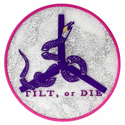 Silver Glitter PVC - Custom Cups Now