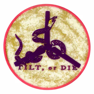 Gold Glitter PVC - Custom Cups Now