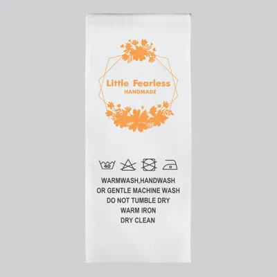 Satin Label - Custom Cups Now