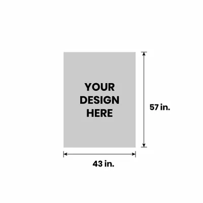 43in x 57in - Custom Cups Now