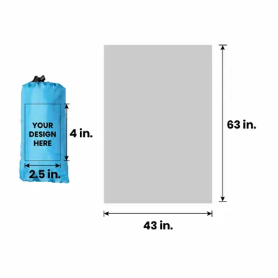 43in x 63in - Custom Cups Now