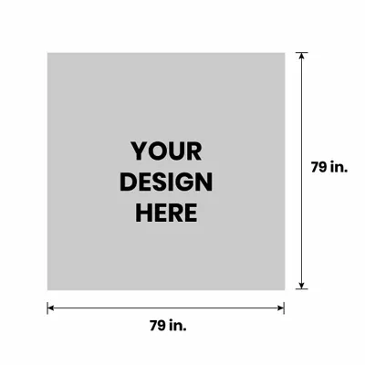 79in x 79in - Custom Cups Now